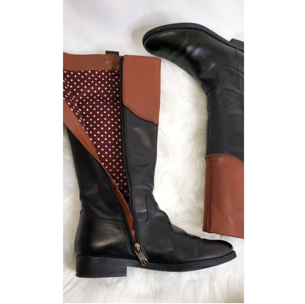 Tommy Hilfiger Devlin Black Brown Boots - Picture 7 of 12